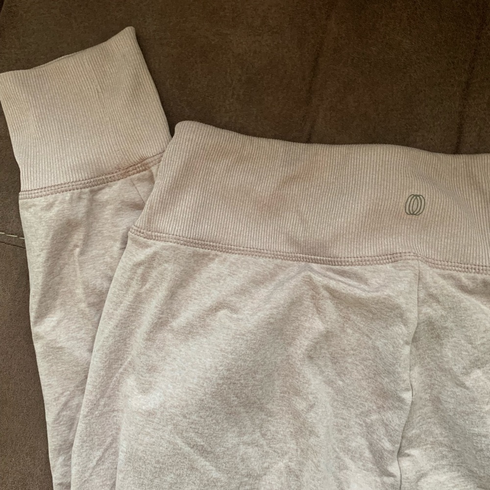 pink marled active jogger pant